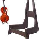 Cello Stand, Cello Support Holder made of wood with Rubber Protection Detachable Portable Musical Instrument Stand for 1/8-4/4 Cellos Guitars Electric Bass Electric Guitar Stand