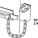 QCAA Keyed Chain Door Lock, Die Cast Construction, Oil Rubbed Bronze-Coated, 1 Pack, Made in Taiwan