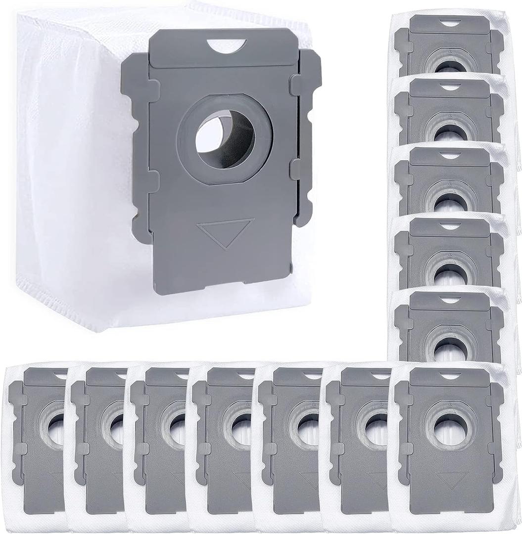 12 Pack Vacuum Bags for iRobot Roomba i1+ i2+ i3+ i4+Combo i5+ i6+ i7+ i8+ j5+ j6+ j8+ S9 Vacuum Cleaner with High Capacity and Long Lasting