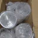 Turbo Bee 100 Sets 32 OZ Clear Plastic Cups with Lids and Straws, Disposable To Go Iced coffee cups with lids for Cold Drinks, Smoothie, and Slushie