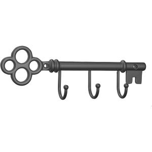 Classic Wall Mounted Key Holder Hook Rack, Vintage Key Rack for Entryway(Bronze Grey)