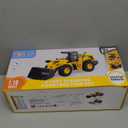 Construction Toys, Power Haulers Road Roller, 1:10 Scale 15", Real Working Parts, with Motion Drive Technology & Lights & Sounds, Indoor/Outdoor Play, Sturdy Plastic Construction, Ideal Sand/Beach Toy