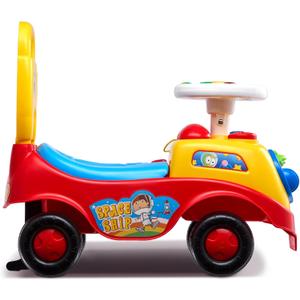 Happybuy Toddler Ride On Push Car, Ages 1-3, Classic with Music, Horn & Storage for Boys Girls
