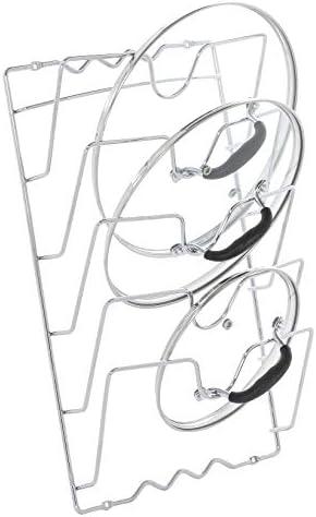 W Home Wall/Door Mounted Pot Lids Rack, Pack Of 12