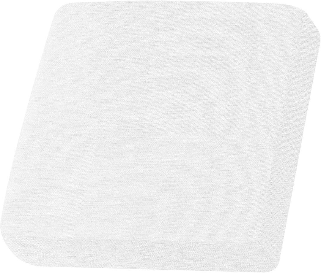 Linen Couch Cushion Covers, Sofa Cover Sofa Furniture Protector Slipcover with Bottom Tie Rope, Soft Non-Slip Non-Wrinkle Suitable for Chair Bench Settee Seat Loveseat - White, 1 Piece
