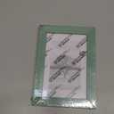 Egofine 4x6 Picture Frame Made of Solid Wood with Plexiglass, Display Pictures 3x4.5 and 3.5x5 with Mat or 4x6 Without Mat for Tabletop and Wall Mounting, Green