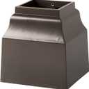 Whitehall Cascade Bronze Mailbox Post Base Cuff