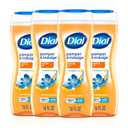 Dial Body Wash, Pamper & Indulge Marula Oil, 16 Fl Oz (Pack of 4), Hydraclean Complex & Vitamin E, Gentle, Leaves Skin Feeling Nourished, Dermatologist-Tested, No Parabens & Sulfates