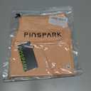 PINSPARK Workout Shorts Women Wide Leg Athletic Shorts High Waisted Yoga Shorts Tummy Control Gym Short with Pockets (M)