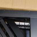 YKLSLH Over The Sink Dish Drying Rack 2 Tiers, for All Sinks (26.57"-35"),Expandable Large Capacity Sink Rack, Metal Drying Rack for Kitchen and Family Use (Black)