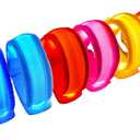 KIRALUMI 8 PCS LED Glow Bracelets, Light Up Bracelets for Kids Adults - Christmas Glow in The Dark Party Bracelets Favors Supplies for Concerts, Festivals, Game Prizes, Sports, Rave Accessories.