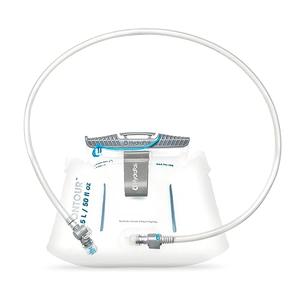 HydraPak Contour Lumbar 1.5L Hydration Reservoir/Water Bladder for Hip and Waist Packs - High-Flow Bite Valve, Leak Proof and Dishwasher Safe