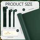 Matte Green Christmas Kraft Wrapping Paper 45 ft Velvet Ribbon 12 Gift Tags, 29.9 Inch Wide