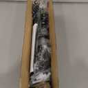 ENJOYBASICS Blackout Curtain rod for windows 48 to 84, 5/8 in Wrap Around Curtain Rods for Bedroom, Living Room, Adjustable from 30 to 86 Inches, Matte Black