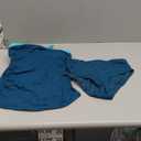 Aqua Eve Bandeau Swimsuits for Women Two Piece Bathing Suits Ruched Tummy Control Tankini Sets Strapless Swimwear (Medium, Teal and Green Block)