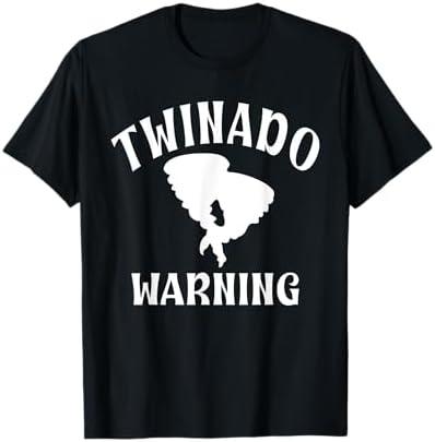 Twinado Funny Twin T-Shirt, Black, 2XL