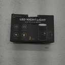 L LOHAS LED Night Light Plug in, Modern Night Lights Plug into Wall, Dusk to Dawn Sensor, Soft White 3000K, 0-100LM Adjustable Brightness, Dimmable Night Lights for Hallway Bedroom Stairway, 2 Pack