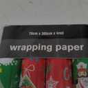 Christmas/Holiday Wrapping Paper 4pk (76cm x 305cm/29"92 x 120")