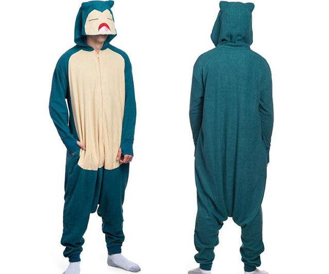 Hooded Onesie Pokemon Snorlax Baby Onesie, Medium