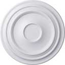 24 3/8"OD x 1 1/2"P Traditional Ceiling Medallion (Fits Canopies up to 5 1/2")