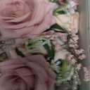 MAFELOE Wrist Corsage and Boutonniere Set Artificial Rose Flowers Accessories for Groom Bride Groomsmen Bridesmaids Wedding Party Prom Suit - Pink B 2 Pieces