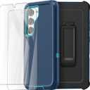 AICase Belt Clip Case for Samsung Galaxy S23 Plus(6.6") with Screen Protector, Heavy Duty Drop Protection Full Body Rugged Shockproof/Dust Proof Military Protective Tough Durable for S23 Plus_2