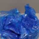 AmazerBath Shower Curtain Liner, 72x72 Transparent Blue Shower Liner, Lightweight Plastic Shower Curtain Liners, Cute Waterproof Shower Liner for Bathroom with 3 Magnets and 12 Grommet Holes (Clear Atlantic)