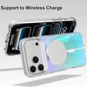 AIGOMARA Magnetic Case Made for iPhone 17 Pro 6.3 Inch, Iridescent Blue