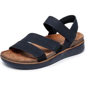 Skechers womens Lifted Comfort (8, Black)