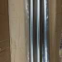 1 1/8 Inch Diameter Curtain Rods 144 to 240 Inches(12-20ft), Telescoping Heavy Duty Large Drapery Rod with Adjustable Aluminum Alloy Bracket, Solid End Caps for Windows Decoration, Brushed Nickel