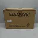 ELEMUSE Queen Size Extra Thick Fusion Goose Down Feather Filled Mattress Topper, Plush Fluffy Double Layer Pillowtop Mattress Pad Cover, Soft Featherbed with 8-21 Inch Deep Pocket (Pure White)