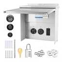 Surge Protected RV Electrical Panel, 50/30/20 Amp RV Outlet Box, Circuit Breaker, Weatherproof, Prewired, for RVs, Campers, Trailers