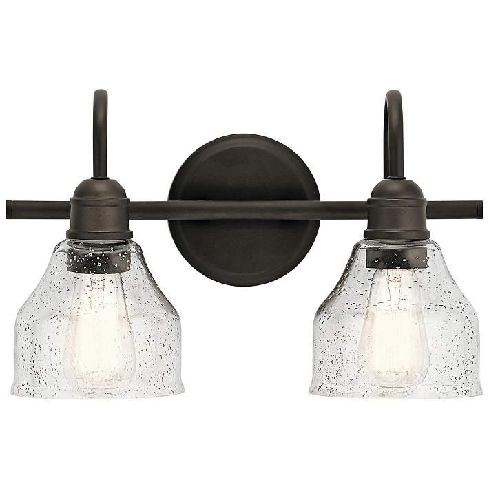Kichler Avery 9 1/4" High Olde Bronze 2-Light Wall Sconce