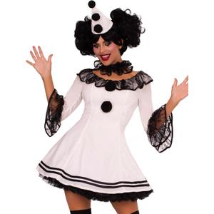 Leg Avenue Women's Costume, White/ Black, Small/ Medium