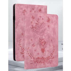 Case for Amazon Kindle Fire Max 11 (13th Generation, 2023 Release), Multi-Angle Flip PU Leather Cover with Stylus Holder for Fire Max 11 Tablet Case, Pink