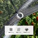 ShadeMart 50% Shade Cloth for Plant,Black 8 FT x 1 6FT Outdoor Shade Tarp, Shade Cover with Upgrade Grommets and Zip Ties,Netting Sunblock Net for Vegetables Flower Garden Greenhouse,We Custom Size