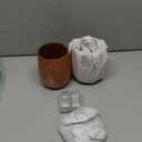 Bonteck Wooden Bourbon Drinking Glass | Bourbon Gifts for Men | Large Old Fashioned Glass | 16 oz Wooden Whiskey Tumbler | Birthday Whiskey Gifts for Men, Husband, Dad or Brother (2 Pack, Natural)