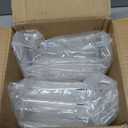 Glass Cups Vintage Glassware Set of 4 Large, Origami Style Transparent Cocktail Glasses Set, Bar Beverages Ice Coffee Cup Juice Ripple Drinkware, Fluted Design