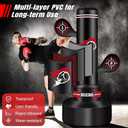 Upgraded Heavy Freestanding Punching Bag for Adults Teens, 70 Standing Punching Bag Kicking Bag Heavy Bag, Women Men Kickboxing Bags for Training MMA Fitness Home Gym