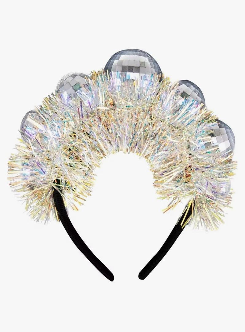 Disco Ball Headband for Women Vintage Disco Headband for Women Birthday Party 2026 New Years Eve Accessories