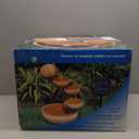 Koolscapes Solar-Powered 5-Tier Cascading Fountain, Terracotta Clay Pots, Self-Contained Water Feature, Low-Maintenance Outdoor Fountain for Deck Porch Balcony Garden Yard Pool Patio