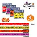 halloween caution tape Bulk warning tape 4 Pack 100 ft Halloween Fright Tape Ideal for Danger/Hazardous Areas, Zombie Parties, Indoor/Outdoor Yard Decor, and Haunted Houses party decorations supplies