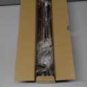 TVWOO Bronze Wrap Around Curtain Rods:5/8 Inch Blackout Adjustable Window Curtain Rod for Bedroom Kitchen Apartment Renter Friendly,Room Darkening Curved Drapery Rods Easy Install,Antique Brown 48-90"