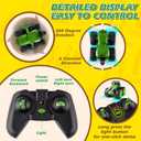 Remote Control Tractor Toys for Kids 3-5, Light Up Monster Trucks Toy for Boys 3,4,5,6,7 Year Old, Toddlers RC Farm Vehicle Toys for Ages 3-7 Years Old, Ideal Birthday Toys Gift for Boys Girls
