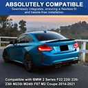 Rear Spoiler for BMW 2 Series M2 F87 F22 F23 M235i M240i 218i 220i 228i 2014-2021 Coupe Trunk Spoiler Wing Trunk Tail Rear Trunk Lid 2 Door,Glossy Black Performance Rear Wing - PSM Style