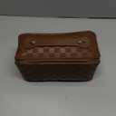 Large Capacity Travel Cosmetic Bag - Portable Makeup Bags for Women Waterproof PU Leather Checkered Makeup Organizer Bag with Dividers and Handle,Toiletry Bag for Cosmetics