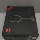 JBHO Hand Blown Italian Style Crystal White or Red Glasses - Gift Packaging for Any Occasion - Lead-Free Premium Crystal Clear Glass - Set of 4-18 Ounce