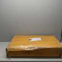 Amazon Basics Classic Foldable TV Dinner Tray Table with Storage Rack, 14.6 L x 19 W x 26 H inch, Espresso, 4-Pack