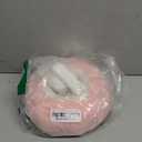 Phone Stand with Pillow, Adjustable iPhone Stand with Anti-Slip Strips, Fuzzy Tablet Holder Compatible with 4"-7" Devices, Including iPhone, iPad, Kindle, and Android (Pink)