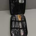 Wesqunie Camping Essentials Cookware Cooking Utensils Set - Portable Camp Kitchen Mess Kit Outdoor Accessories, Stainless Steel & Silicone, Camping Gear Equipment for RV Picnic Grill, 14PCS Black